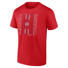 Detroit Pistons Michelob Ultra Full Court T-Shirt - Red sale