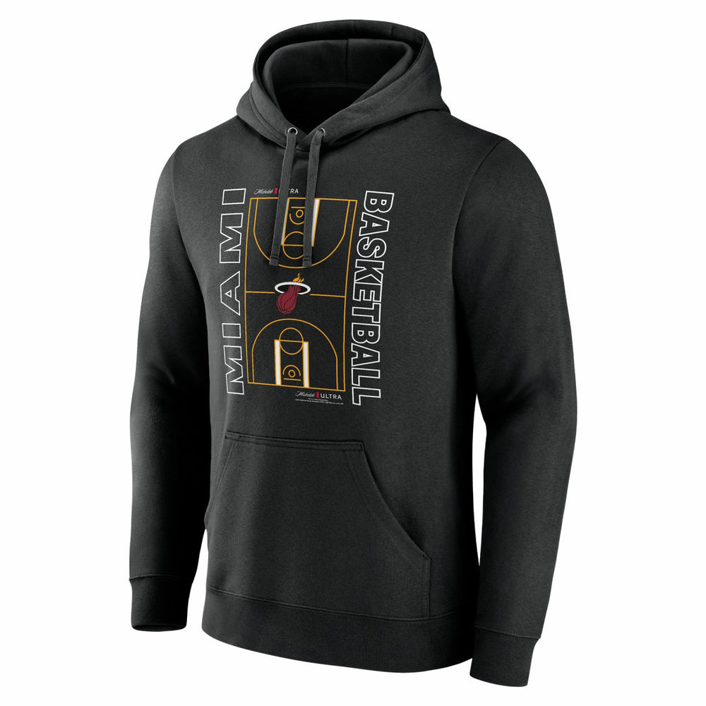 Miami Heat Michelob Ultra Full Court Pullover Hoodie - Black on sale