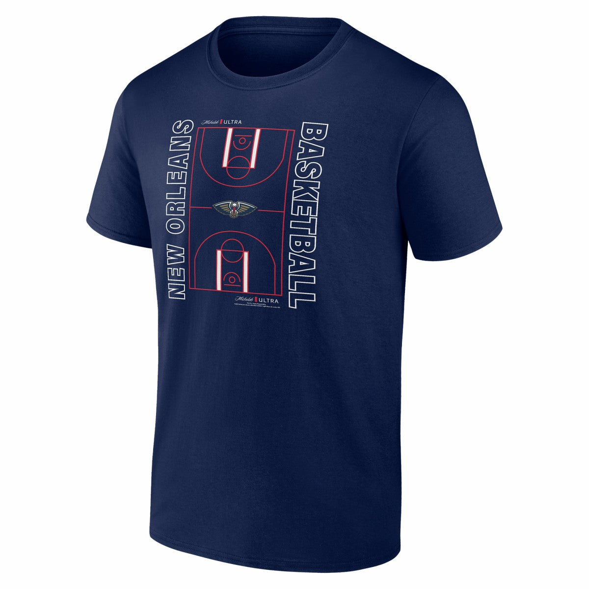 New Orleans Pelicans Michelob Ultra Full Court T-Shirt - Navy discount