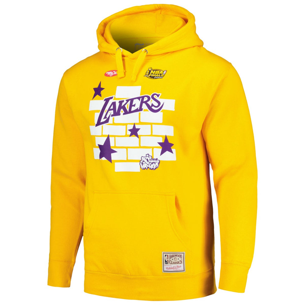 Mitchell & Ness Los Angeles Lakers x Tats Cru Hardwood Classics Brick Pullover Hoodie