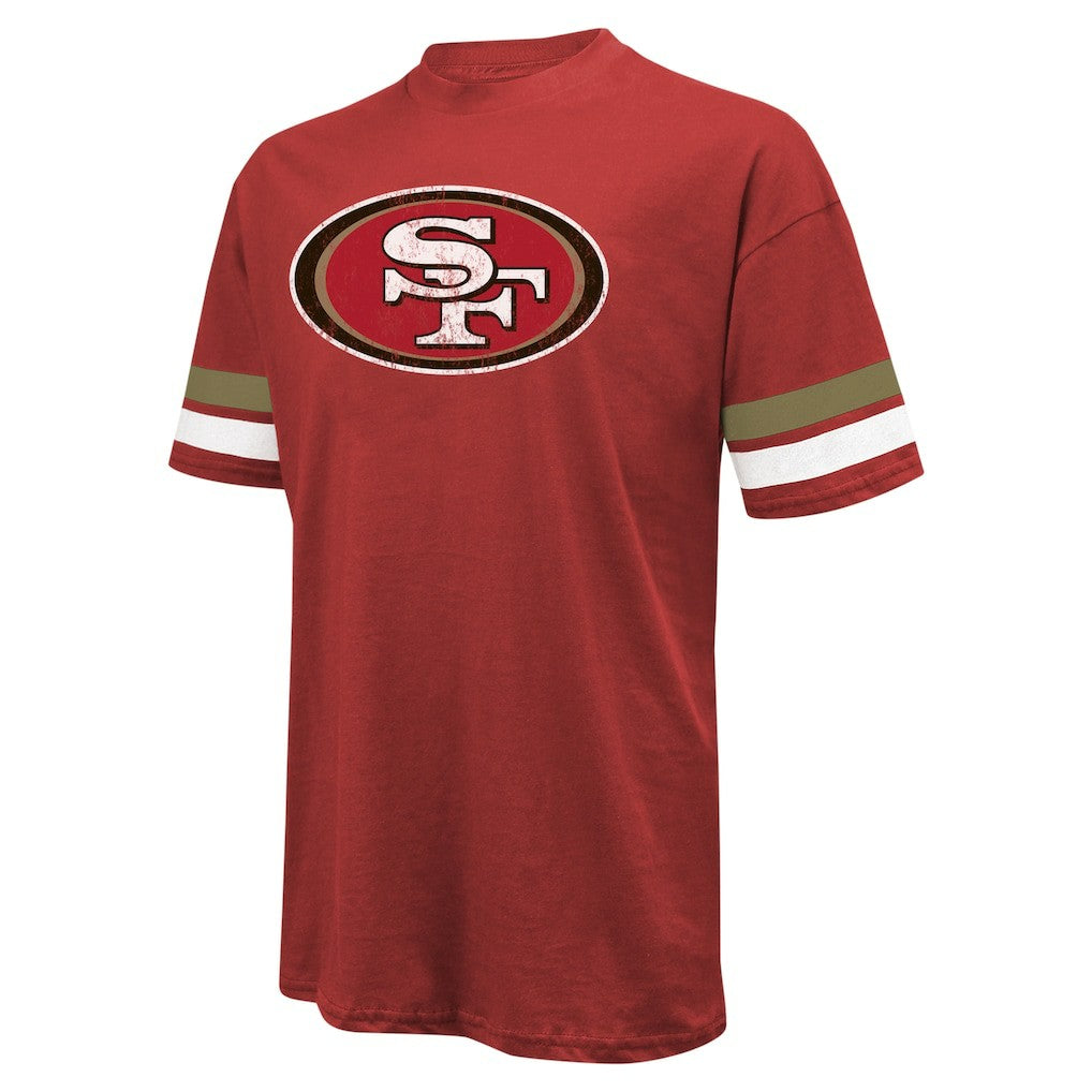 Brock Purdy  Majestic Threads Name & Number Oversize Fit T-Shirt - San Francisco 49ers T-shirts
