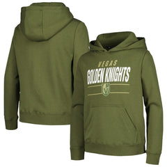 NHL Vegas Golden Knights Levelwear Youth Podium Fleece Pullover Hoodie