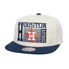 Cream Houston Astros Mitchell & Ness Cooperstown Collection Speed Zone Snapback Hat