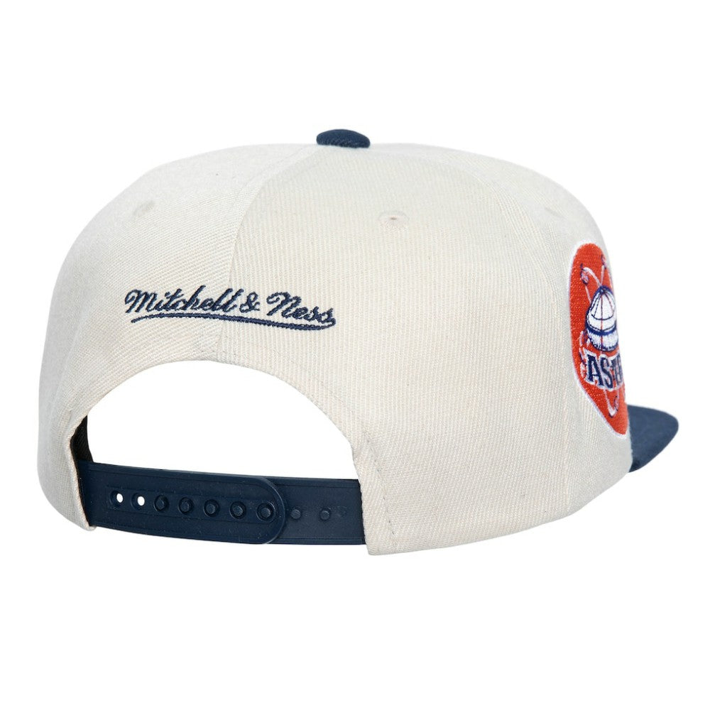 Cream Houston Astros Mitchell & Ness Cooperstown Collection Speed Zone Snapback Hat