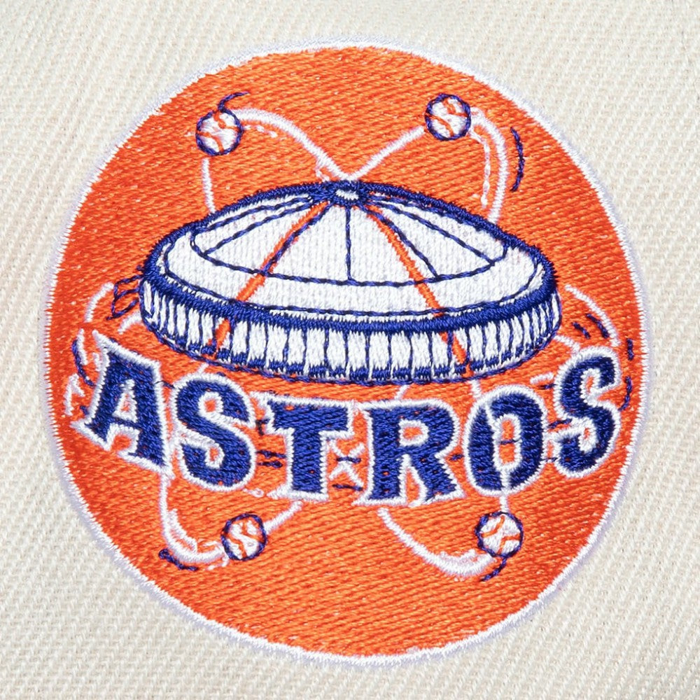 Cream Houston Astros Mitchell & Ness Cooperstown Collection Speed Zone Snapback Hat