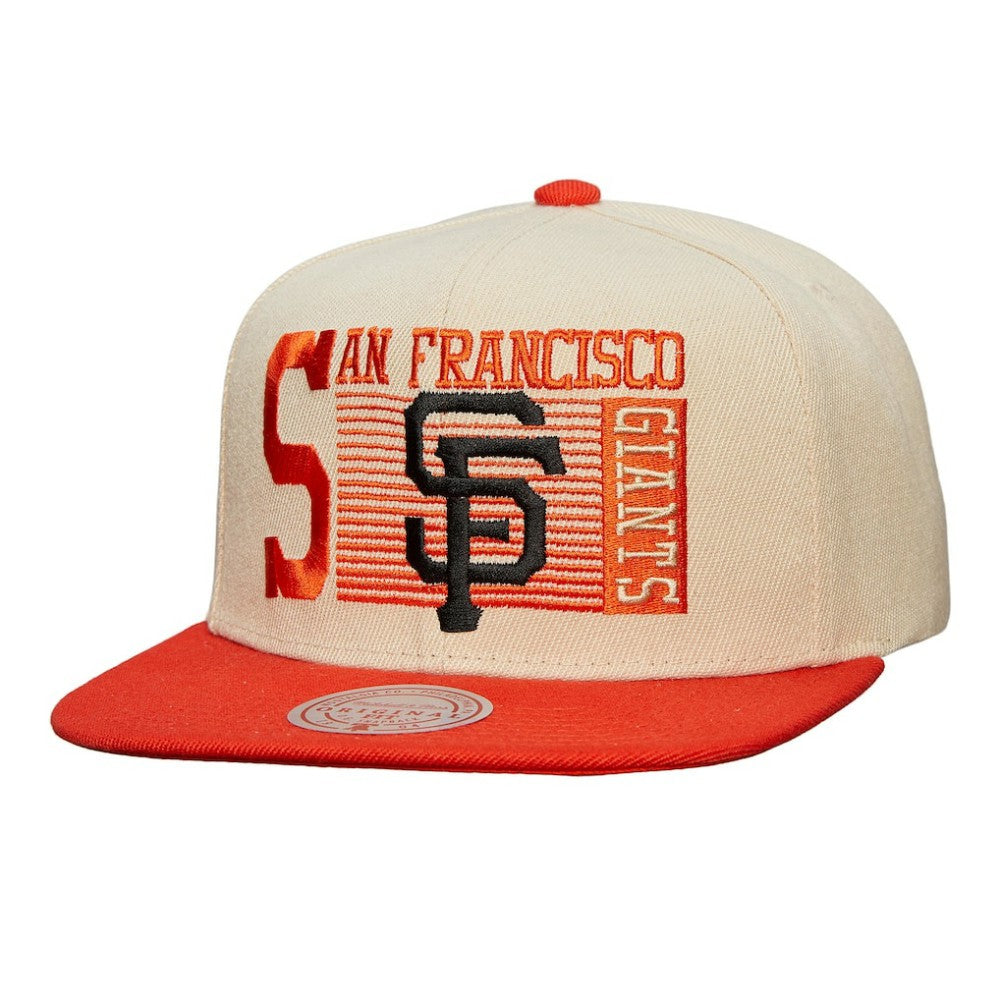 Cream San Francisco Giants Mitchell & Ness Cooperstown Collection Speed Zone Snapback Hat
