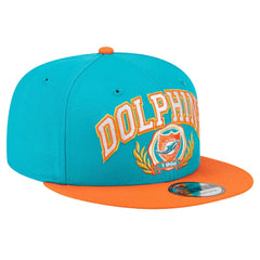 Team Establish 9FIFTY Snapback Hat - Miami Dolphins Hats