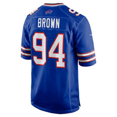 Andrew Brown  Game Jersey - Buffalo Bills Jerseys