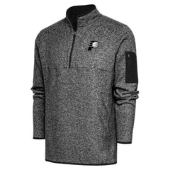 Indiana Pacers Antigua Metallic Logo Fortune Quarter-Zip Jacket