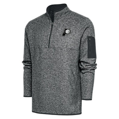 Indiana Pacers Antigua Metallic Logo Big & Tall Fortune Quarter-Zip Jacket