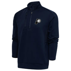 Indiana Pacers Antigua Metallic Logo Generation Quarter-Zip Top