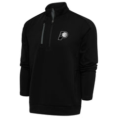 Indiana Pacers Antigua Metallic Logo Generation Quarter-Zip Top