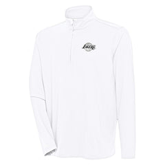 Los Angeles Lakers Antigua Hunk Quarter-Zip Top