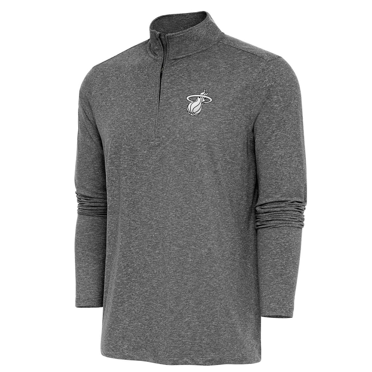 Miami Heat Antigua Hunk Quarter-Zip Top