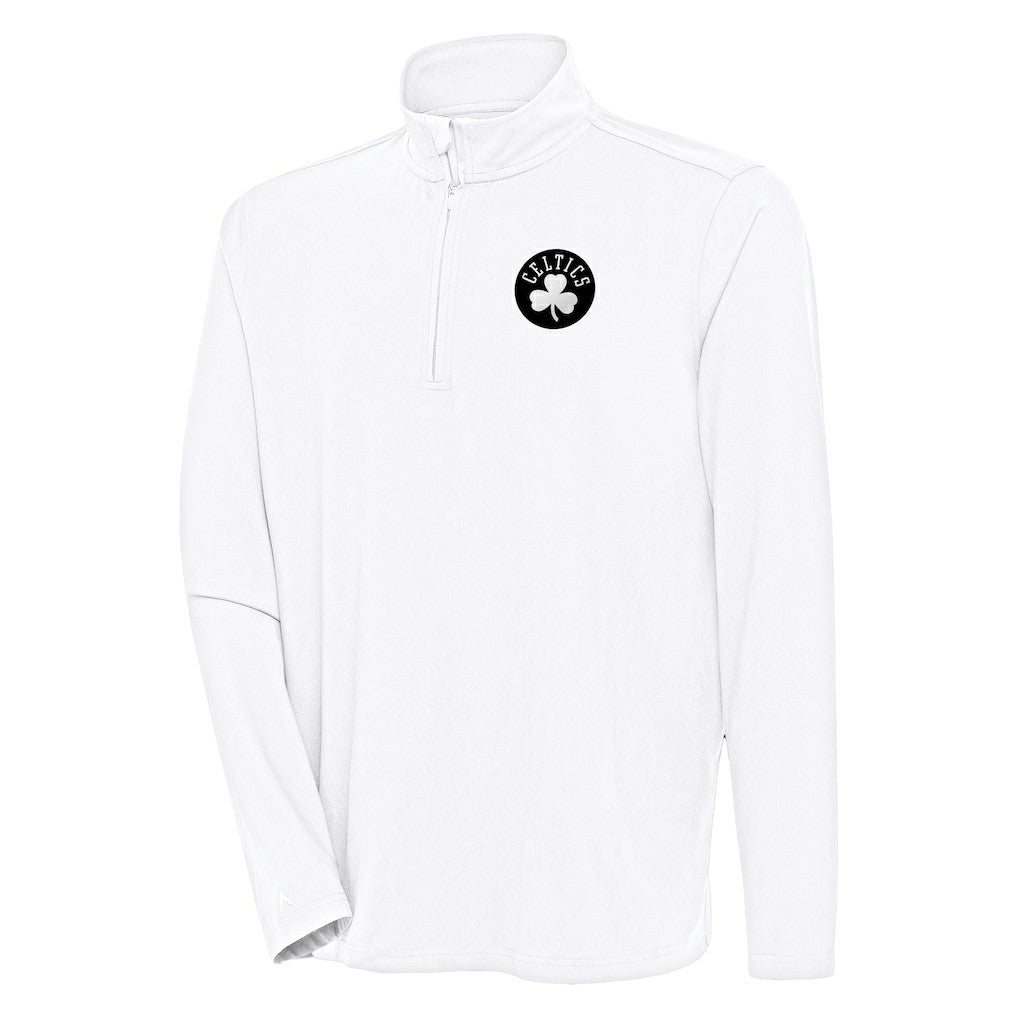 Boston Celtics Antigua Hunk Quarter-Zip Top