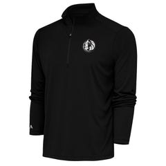Dallas Mavericks Antigua Metallic Logo Tribute Quarter-Zip Top sale