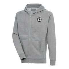 Dallas Mavericks Antigua Metallic Logo Victory Raglan Full-Zip Hoodie sale