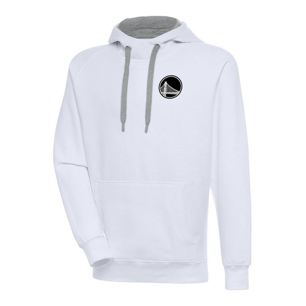 Golden State Warriors Antigua Metallic Logo Victory Raglan Pullover Hoodie sale