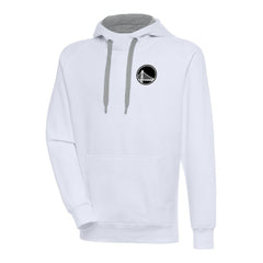 Golden State Warriors Antigua Metallic Logo Victory Raglan Pullover Hoodie sale