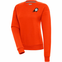 Phoenix Suns Antigua Women's Brushed Metallic Victory Pullover Sweatshirt - Orange on sale
