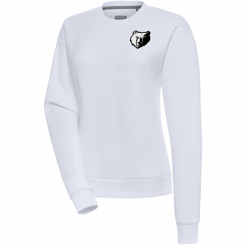 Memphis Grizzlies Antigua Women's Brushed Metallic Victory Pullover Sweatshirt - White discount