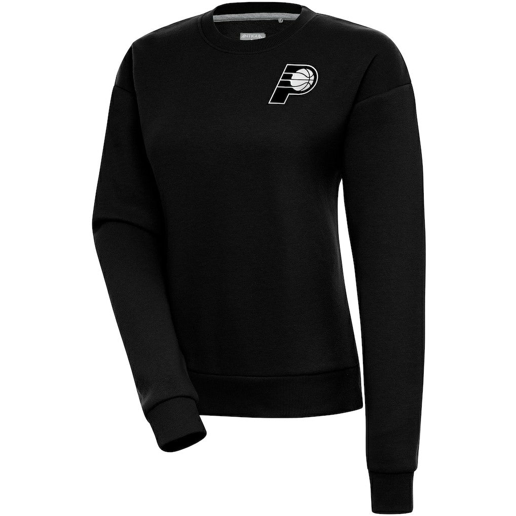 Indiana Pacers Antigua Women's Brushed Metallic Victory Pullover Sweatshirt - Black outlet