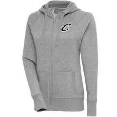 Cleveland Cavaliers Antigua Women's Brushed Metallic Victory Full-Zip Hoodie - Heather Gray outlet
