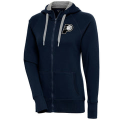 Indiana Pacers Antigua Women's Brushed Metallic Victory Full-Zip Hoodie - Navy sale