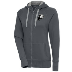 Indiana Pacers Antigua Women's Brushed Metallic Victory Full-Zip Hoodie - Charcoal shop