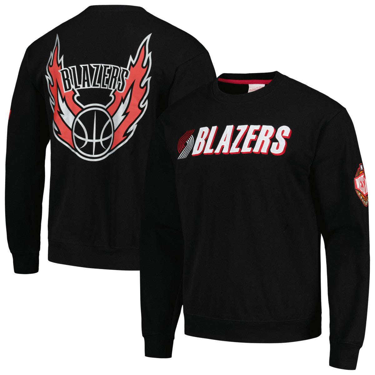Mitchell & Ness Portland Trail Blazers Hardwood Classics There and Back Pullover Sweatshirt