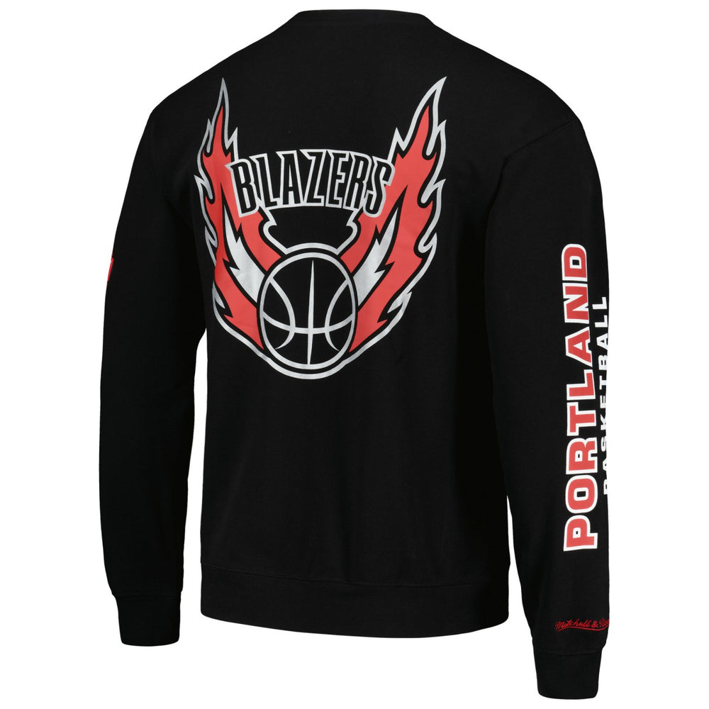 Mitchell & Ness Portland Trail Blazers Hardwood Classics There and Back Pullover Sweatshirt