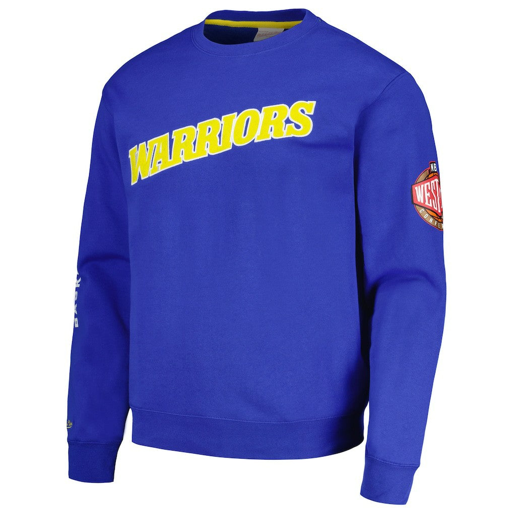 Mitchell & Ness Golden State Warriors Hardwood Classics There and Back Pullover Sweatshirt sale
