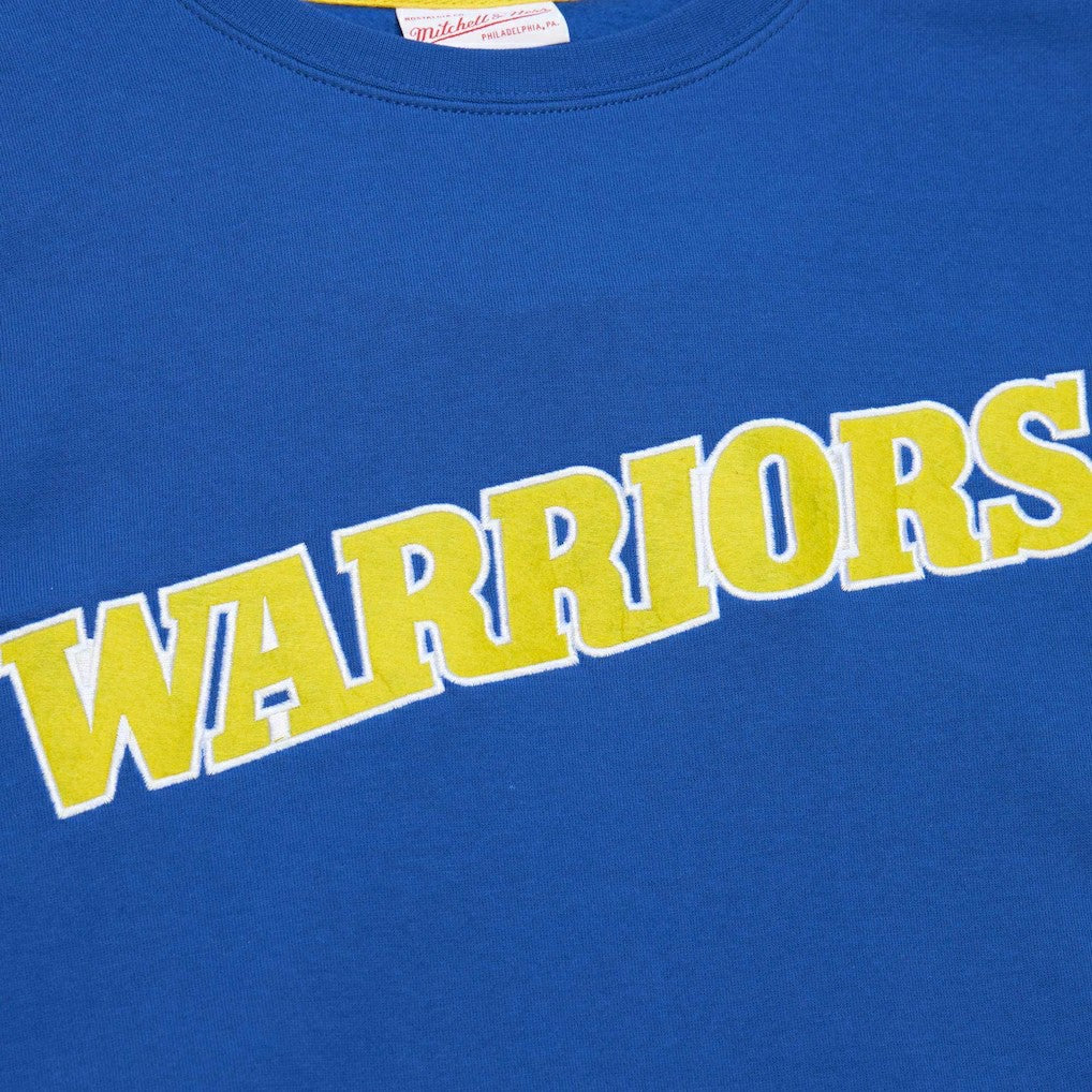 Mitchell & Ness Golden State Warriors Hardwood Classics There and Back Pullover Sweatshirt sale