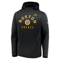 NHL Boston Bruins Fanatics Centennial Lockup Authentic Pro Pullover Hoodie
