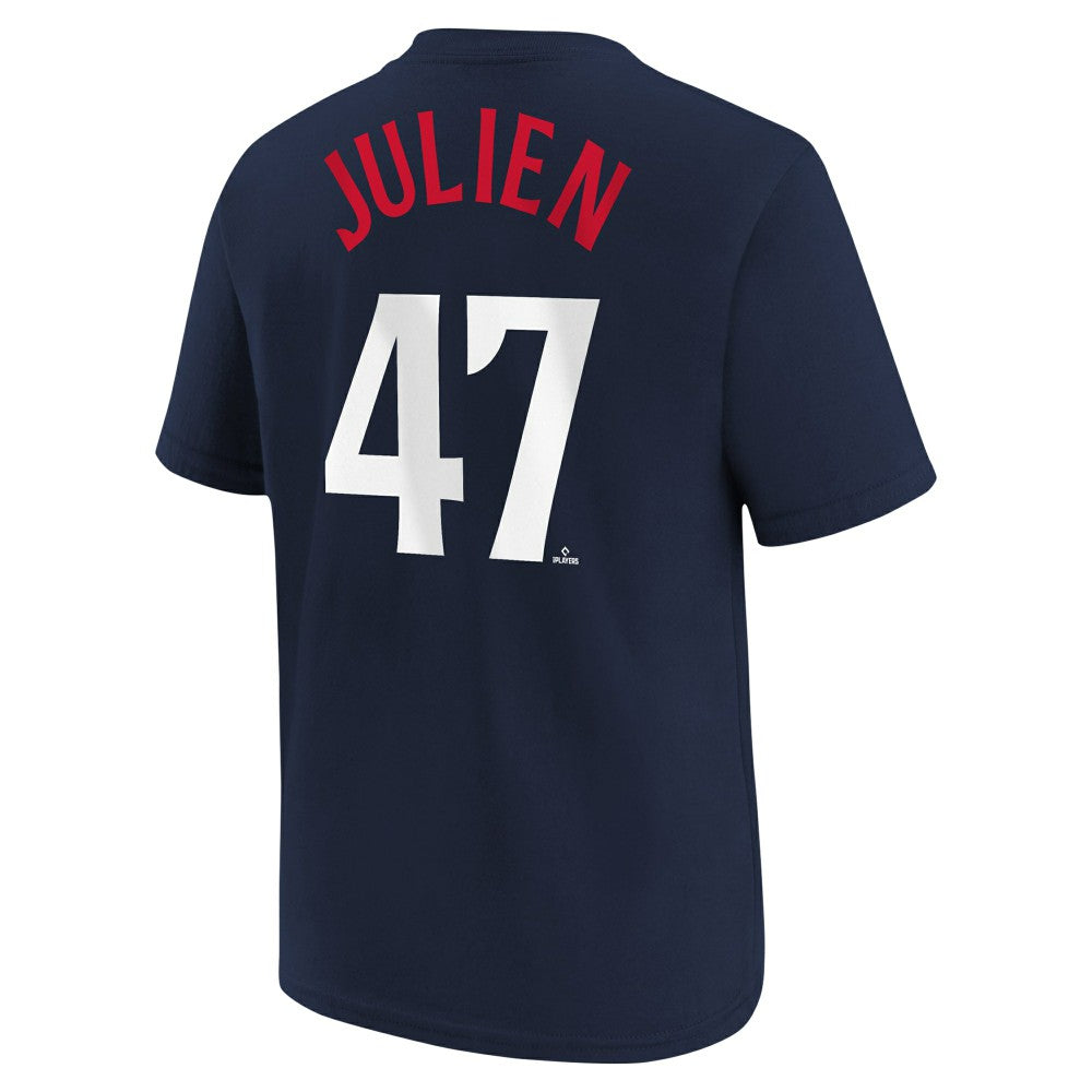 Navy Edouard Julien Minnesota Twins Nike Youth Name & Number T-Shirt