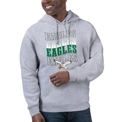Starter Unisex Throwback Name Drop Pullover Hoodie - Philadelphia Eagles Hoodies