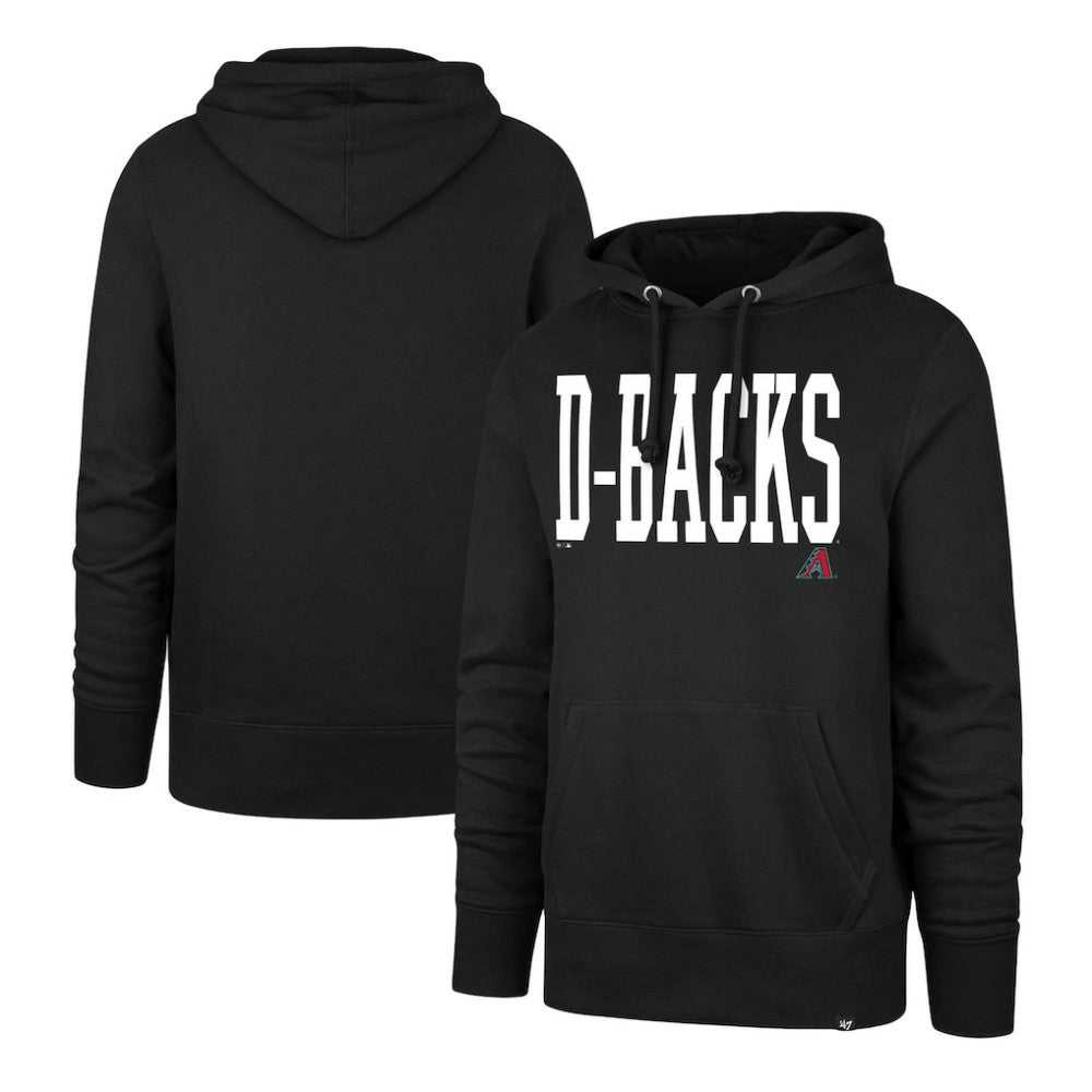 Black Arizona Diamondbacks '47 Dime Headline Pullover Hoodie