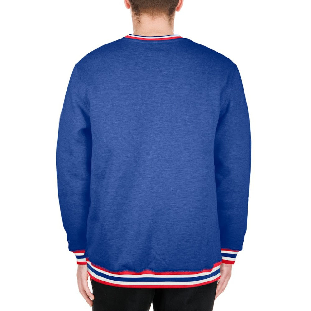 Royal Chicago Cubs New Era Pullover Sweatshirt