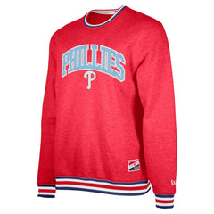 Red Philadelphia Phillies New Era Pullover Sweatshirt