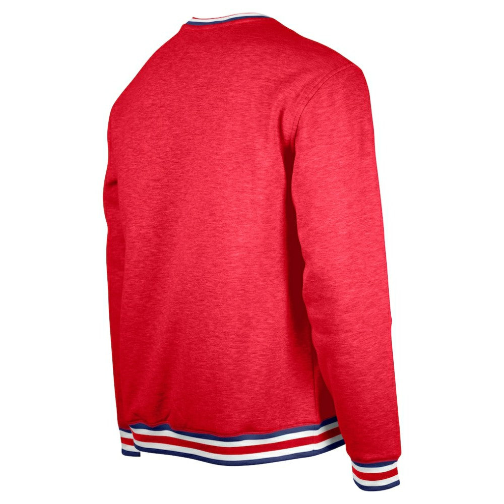 Red Philadelphia Phillies New Era Pullover Sweatshirt