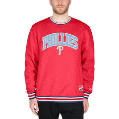 Red Philadelphia Phillies New Era Pullover Sweatshirt