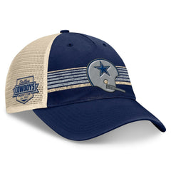 Retro Fundamentals Stripes Trucker Adjustable Hat - Dallas Cowboys Hats