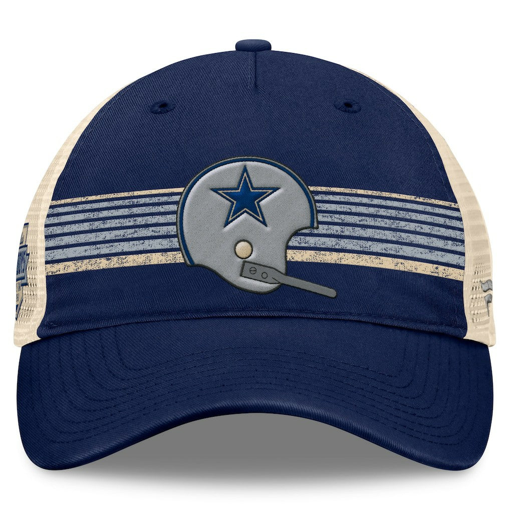 Retro Fundamentals Stripes Trucker Adjustable Hat - Dallas Cowboys Hats