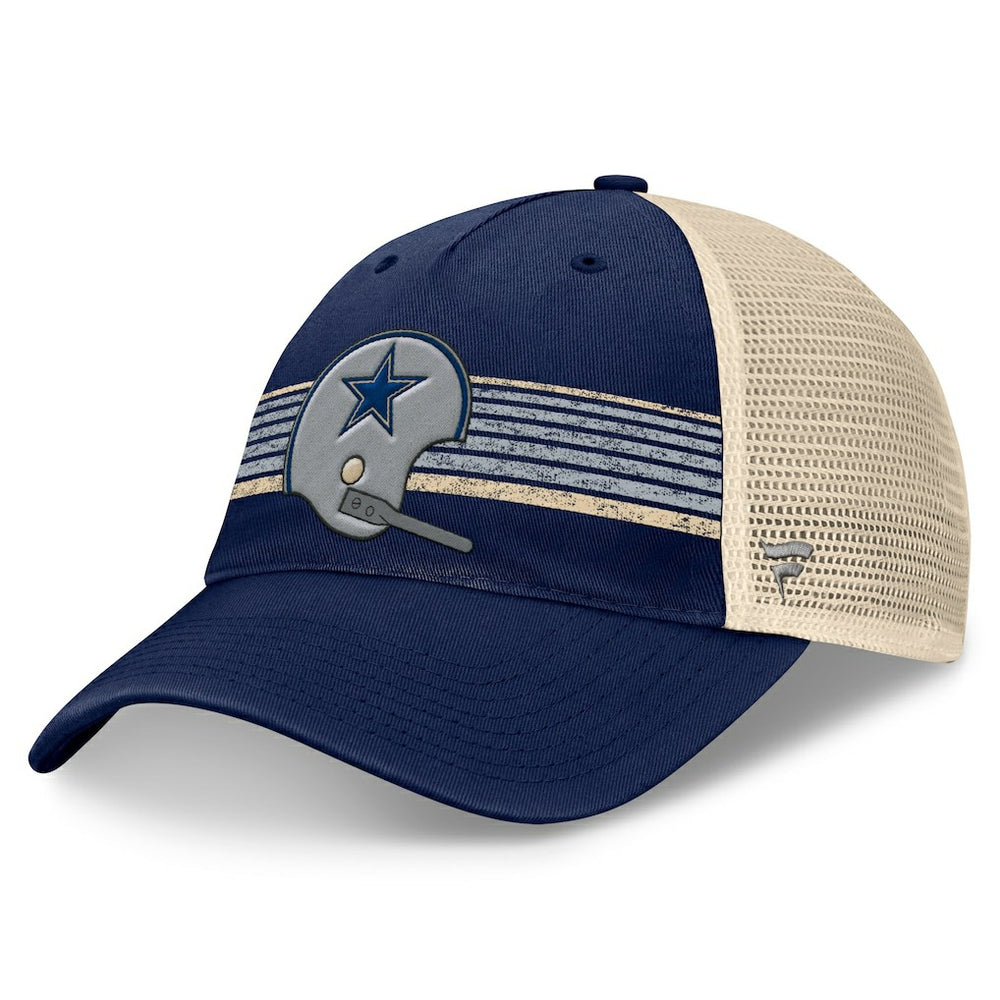 Retro Fundamentals Stripes Trucker Adjustable Hat - Dallas Cowboys Hats