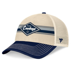 Fundamentals Diamond Stripes Trucker Adjustable Hat - Dallas Cowboys Hats