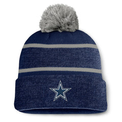 Fundamentals Holding Cuffed Knit Hat with Pom - Dallas Cowboys Hats