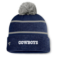Fundamentals Holding Cuffed Knit Hat with Pom - Dallas Cowboys Hats