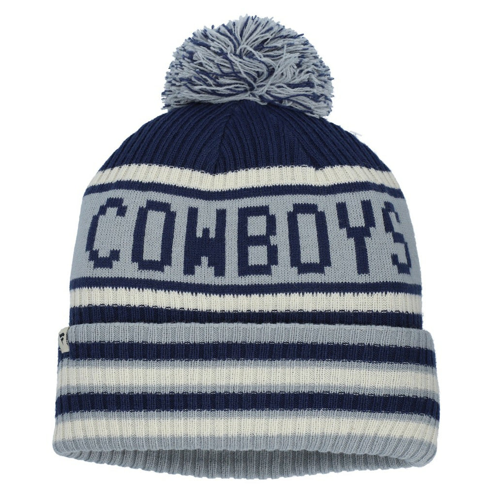 Heritage Blindside Cuffed Knit Hat with Pom - Dallas Cowboys Hats