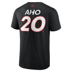 NHL Sebastian Aho Carolina Hurricanes Fanatics  Authentic Pro Prime Name & Number T-Shirt