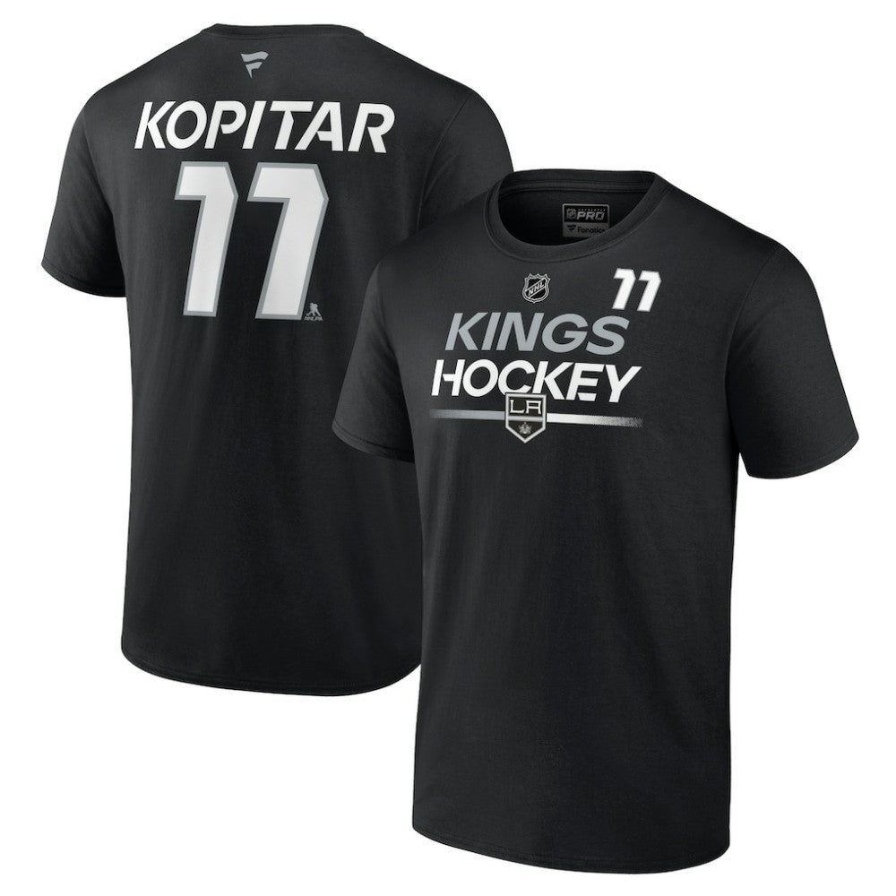 NHL Anze Kopitar Los Angeles Kings Fanatics  Authentic Pro Prime Name & Number T-Shirt